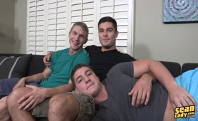 Pete, Tanner and Forrest (Bareback Threesome)